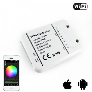 Контроллер Wi-Fi MAXY-4 20A (DC12-24, 144/288W, 4A*5CH)